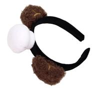 Veemoon Bear Ear Chef Hat Headband Soft Hair Hoop with Cute Animal Ears for Cosplay, Face Washing, and Party Accessories