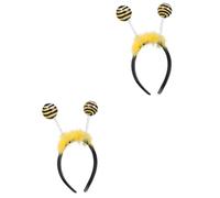 Veemoon Bee Headband with Balls and Sequin Tentacles - Fun Hair Accessory for Christmas - Festivals and Cosplay Parties Perfect for Holiday Celebrations Yellow