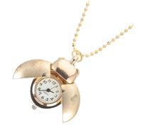 Veemoon Beetle Designed Pocket Watch Pocket Watch Retro Hanging Chained Design Vintage Style for in Wonderland Fans