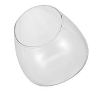 Veemoon Bevel Glass Terrarium Vase Thickened Micro-ecology Environment Bottle for Succulent Plants and Flowers Transparent Decorative Container Suitable for Home Store Bedroom Display