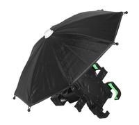 Veemoon Bike Handlebar Phone Holder with Waterproof Parasol Umbrella, Abs and PC Material, Easy to Install, Not Falling, Suitable for Motorbike and Bicycle Riding,