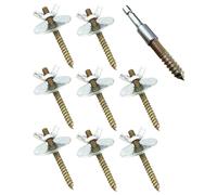 Veemoon Bird Stand Screws for Bird Cage Accessories with Wooden Perch and Gaskets Sturdy Hardware Kit that Will Not Hurt Your Hands or Damage the Cage and Upgrades