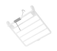 Veemoon Birdcage Spring Door Parrot Cage Door Lock Food Box Design Abs Material 2.75x2.75x0.59in DIY Needs Birdcage Birds Pet Cage Supplies