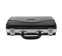 Veemoon Black Abs Clarinet Case Bag with Lightweight Design and Precise Fit for Clarinet, Featuring Well-planned Compartment Layout and Stylish Exterior for School and Outdoor Performances