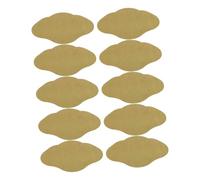 Veemoon Blank Navel Patches 10pcs 15x20cm Green Portable Household Labels for Small Navel Obesity Group Supply All-Purpose Adhesive Stickers for Weight Loss and Belly Button Care