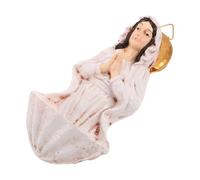 Veemoon Blessed Mother Holy Water Font Resin Wall Hanging Decor for Home