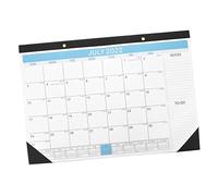 Veemoon Blue Household Wall Calendar Monthly Planner with Memo Space for Home Office Practical Space Saving Design Cultivating Awareness and Planning Habits