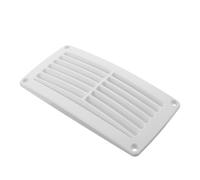 Veemoon Boat Exhaust Vent Cover White Abs Plastic with Rain Protection Design, Marine Air Outlet Louver for Yacht and Cabin Ventilation, Prevents Rainwater Entry, for Boating and Sailing