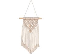 Veemoon Bohemian Macrame Wall Hanging Tassel Tapestry, Handwoven Cotton Boho Decor for Bedroom and Living Room, 1pcs Handmade Woven Wall Hanging Art