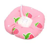 Veemoon Breathable Cotton Pet Collar for Cats and Puppies, Prevents Biting and Scratching, Soft Pink Cone after Surgery and Period with Lovely Shape