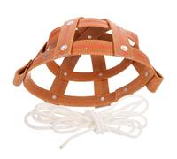 Veemoon Breathable Horse Muzzle with Nylon Cord Anti-biting Mouth Protector for Farm Horses Comfortable Fit with Secure Design for Safe Riding and Breathing