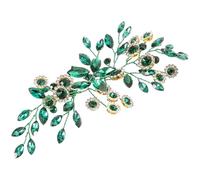 Veemoon Bridesmaid Headdress Crystal Hair Piece Alloy Rhinestone Elegant Shape Delicate Style Highlight Appearance Embellish Hair for Wedding and Occasions