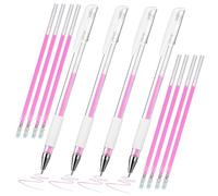 Veemoon Brow Mapping Pen Pink Tattoo Pens with Refill Tips for Precise Eyebrow Shaping for Makeup Artists and Professionals Durable and Stylish Design