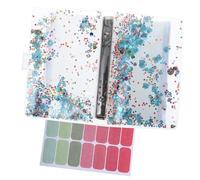Veemoon Budget Binder with Removable Zipper Pockets Tear-resistant Cash Envelope Organizer for Planning and Saving Portable Loose-leaf Notebook for Cards Receipts and Money Management