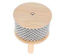 Veemoon Cabasa Easy to Learn Hand Percussion Instrument Wooden and Versatile Use with Metal Beads Unique Musical Toy for School Teaching and Personal Practice for Age Groups
