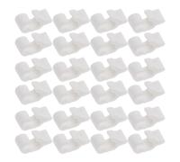 Veemoon Cage Door Latch Clips for and for Storage Projects 80pcs White Furniture Connections with Hidden Toolfree Installation Wardrobe Panels Modular Closet Assembly