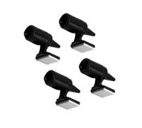 Veemoon Car Deer Warning Whistles to Prevent Vehicle-animal Collisions 4pcs Emits Sound Waves with High Bond Adhesive Tape, Black Abs Material, Easy Mounting for Automotive Safety