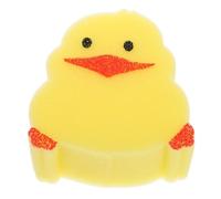 Veemoon Cartoon Bath Sponge Shower Scrubber Cute Yellow Chick Exfoliating Body Sponge Newborn Bath Soft Bathing Tool and Women