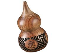 Veemoon Carved Hollow Wooden Gourd Aroma Beads Sachet 1Pcs Openable Natural Sandalwood Fragrance Holder for Home Décor and Aromatherapy