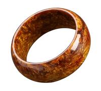 Veemoon Carved Resin Sea Willow Bangle Bracelet for Women, 76/61/24cm Han Chinese Clothing Wrist Jewelry, Retro Hand Decoration