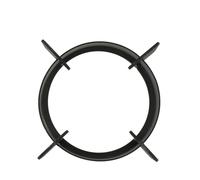 Veemoon Cast Iron Pan Holder Stand Non-Slip Wok Support Rack for Gas Stove Four-Foot Stable Kitchen Accessory Anti-Skid Cookware Support for Small Pots