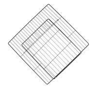 Veemoon Cat Cage Door Panel 2pcs Wire Mesh Replacement DIY Assemble Pet Cage Door 35×35cm Encrypted Inward-opening Mesh Gate for Indoor Cat and Dog Playpens