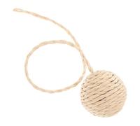 Veemoon Cat Scratching Post Replacement Ball Sisal Rope Cat Ball with Bells for Indoor Cats Tree Accessories Parts Replaceable Tail Ball for Scratching and Playing