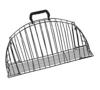 Veemoon Cat Shower Netting Cage Wear-resistant Pet Bathing Cage Black Stainless Steel Breathable Metal Mesh Scratch and Bite Resistant Easy to Drain and Dry for Cat Grooming and Bathing