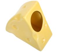 Veemoon Ceramic Hamster Cooling Nest Small Pet House Summer Hideout Decorative Hamster Hideaway for Dwarf and Gold