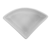 Veemoon Ceramic Hamster Feeding Bowl Water Basin White Triangle Pet Food Feeder Anti-tip Chew-resistant Small Animal Water Dish for Hamsters and Sugar Gliders