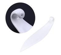 Veemoon Ceramic Incense Burner Willow Leaf Shape Incense Holder with Tray for Catching Falling Ashes Modern White Porcelain for Home Fragrance