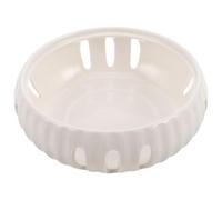 Veemoon Ceramic Teapot Warmer Base White Porcelain Tea Light Heater Stand Hollow Design for Teapot Coffee and Tea Accessories Suitable for Dining Table and Office Use