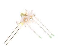 Veemoon Chinese Hair Chopsticks Tassel Hair Stick Flower Hairpin for Women Accessories Hanfu Bridal for Buns and Traditional Dress