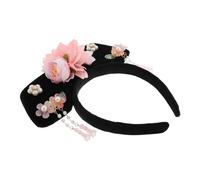 Veemoon Chinese Princess Costume Headband Ancient Qing Hair Accessories for Women Elegant Hanfu Hairband for Weddings Parties Performances Comfortable Design