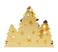 Veemoon Christmas Napkin Holder: Freestanding Stainless Steel Paper Tissue Stand with Tree Design for Dining Table Kitchen Bathroom and Outdoor Parties Tissue Organizer Dispenser for Home or Hotel Use