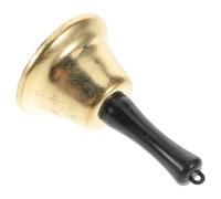 Veemoon Christmas Small Metal Hand Bell Loud Xmas Handbell Decorative Shaking Bell for School Church Party and Home Use