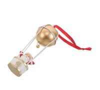 Veemoon Christmas Tree Bell Ornaments Hanging Santa Pendant Jingle Bells, Mini Xmas Tree Hanging Decoration for Holiday Party and Christmas Stocking Stuffer