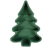 Veemoon Christmas Tree Silicone Cake Molds 3D Christmas Tree Baking Pan Xmas Pudding Model Non-Stick Desserts Trays DIY Baking Molds for Holiday Party Chocolate Muffins Bread, 11.79 Inch Green