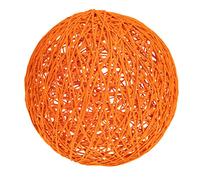 Veemoon Circular Light Shade for Ceiling Lamp Creative Ball Shape Lampshade Soften Light Orange Easy to Install