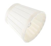 Veemoon Clamping Pleated Lamp Shade for Ceiling and Wall Fixtures in Fabric Material Suitable for Study and Bedroom Environments