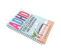 Veemoon Cleaning Schedule Planner with -friendly Design and Interactive Sections, Paper Material, Adjustable Task Lists for Home and Traveling, Weekly and Monthly Household Management