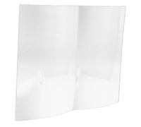 Veemoon Clear Acrylic Book Stand Open Fan Shape Transparent Display Holder for Cookbooks Magazines Textbooks Modern Reading Desk Organizer for Kitchen Living Room Study