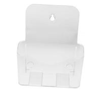 Veemoon Clear Acrylic Brochure Holder Wall Mount Sturdy Transparent Magazine Display Stand for Flyers and Literature Easy Installation Paper Organizer for Office Restaurant Reception