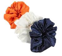 Veemoon Cloth Hair Scrunchies Lightweight and Smooth for Women Assorted Colour 3pcs That Do Not Cause Damage Hair Rings for Everyday Ponytail Styling