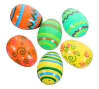 Veemoon Colorful Bright Plastic Empty Easter Eggs, 12pcs Fillable Easter Eggs Empty Plastic Playthings Reusable for Hunt, Classroom Prize Supplies, Filling Treats And Party Favor