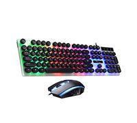 Veemoon Comfortable Backlight Keyboard and Mouse Usb Wired Keyboard and Mouse for Computer Gaming Keys