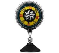 Veemoon Compact Abs Dashboard Compass Readability and Easy Installation with Suction Cup for Car and Boat for Daily Outing and Road Trip Navigation