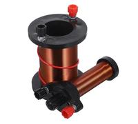 Veemoon Copper Induction Coil Set for Laboratory Classroom Use with Primary and Secondary Coils, Precision-engineered Copper Material, Efficient Conductivity, for Physics Teaching