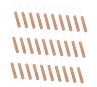 Veemoon Copper Plate Labels Round Garden Markers Gardening Hanging Tags 30 Sets Plant and Flower Identification, Lightweight and Practical for for Home and Balcony Pots