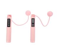 Veemoon Cordless Jump Rope with Counter Weighted 35mm Ball Smart Skipping Rope for Indoor Workout Fitness Training Women Men